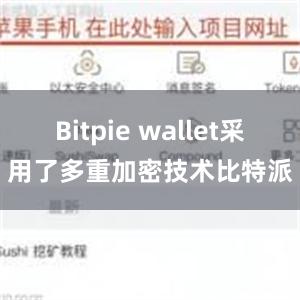 Bitpie wallet采用了多重加密技术比特派